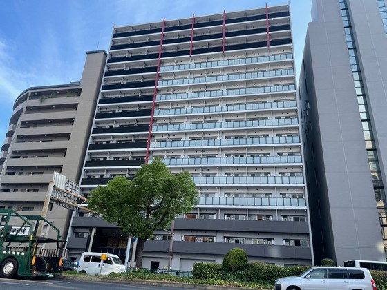 広島市中区国泰寺町のマンションの建物外観