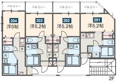 ＭＥＬＤＩＡ小作IIの間取り