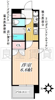 パルティール御器所の間取り