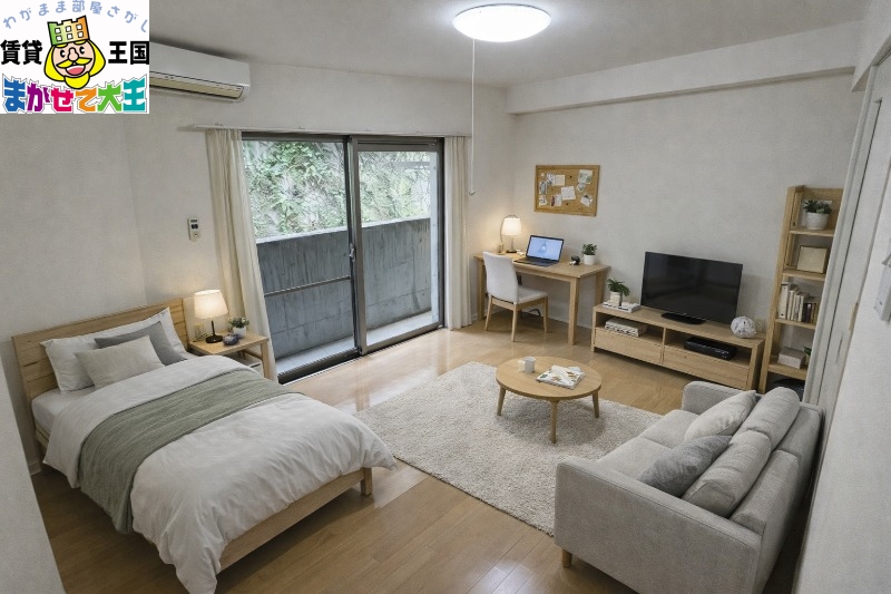 居室・リビング　家具・インテリアはＣＧです