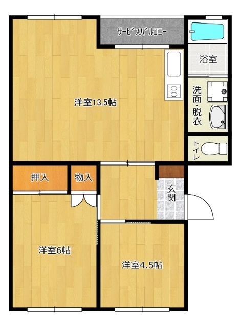 ＫＴ－２の間取り