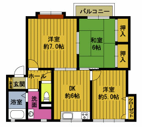 グレイスコートIの間取り