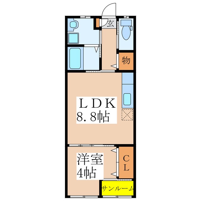 【シエル　Ａ棟の間取り】