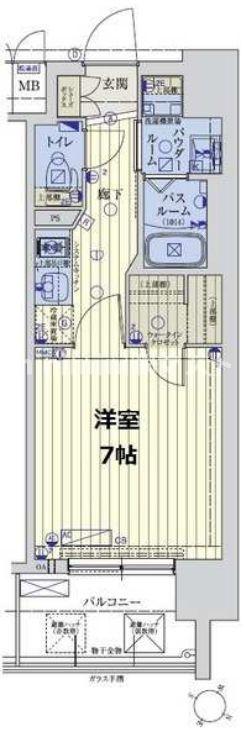 【スワンズシティ大阪城北詰の間取り】