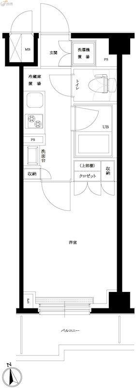 ルーブル仲六郷弐番館の間取り