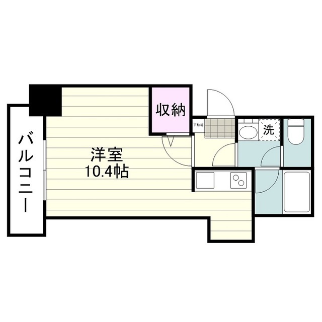 鹿児島市南林寺町のマンションの間取り