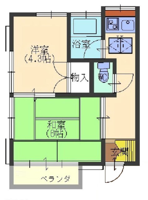 マンションMの間取り