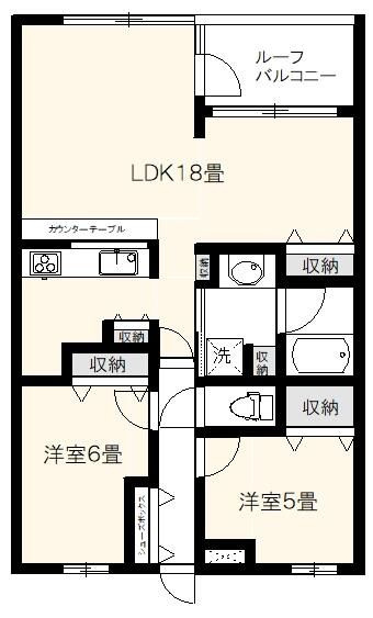 エクセルダイア大森IIIの間取り