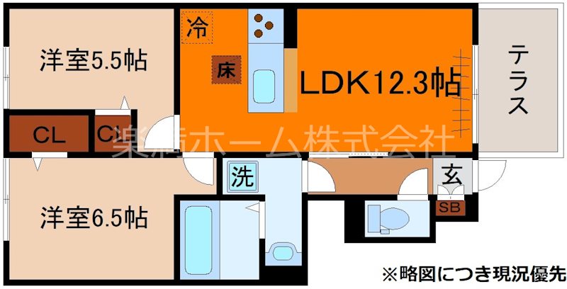 D-ROOM　嵯峨の間取り