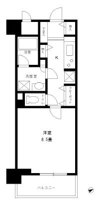 パークアクシス西船橋の間取り