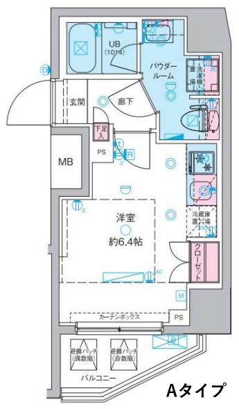 【MAXIV横浜鶴見DUEの間取り】