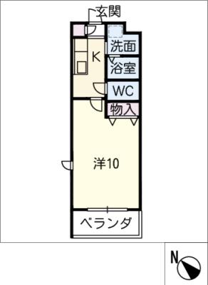 メゾンモンマルトル西古河の間取り