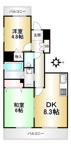 【L.A上前津の間取り】