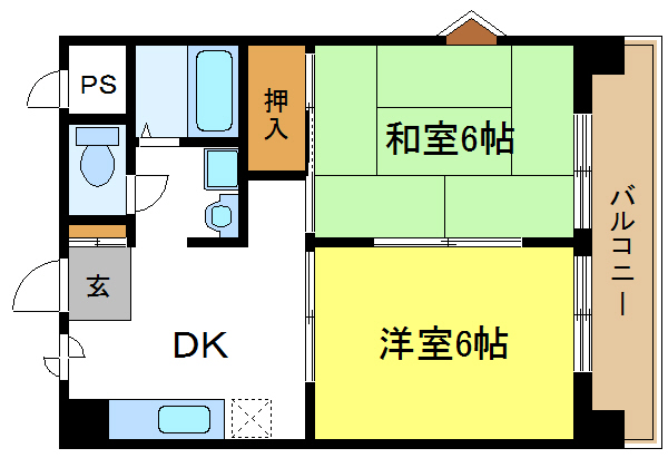 メゾンエコーの間取り