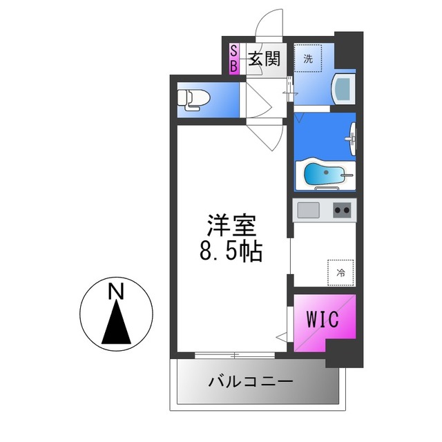 メゾン田中-平野の間取り