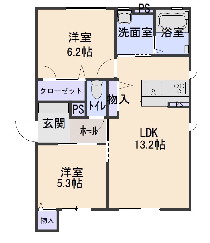 リバティアールXの間取り