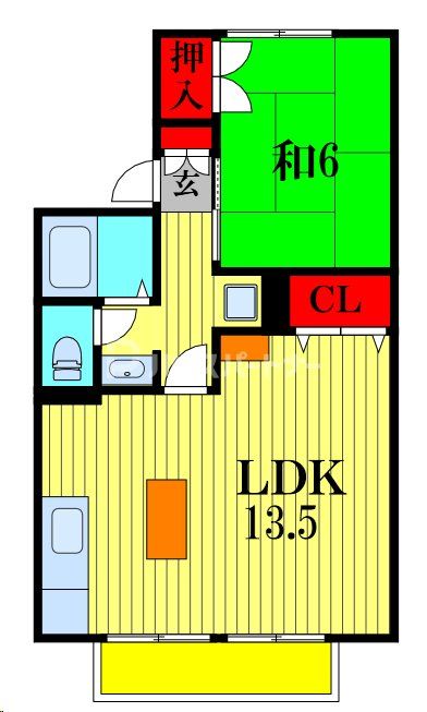 【セジュールＹＫ　IIの間取り】