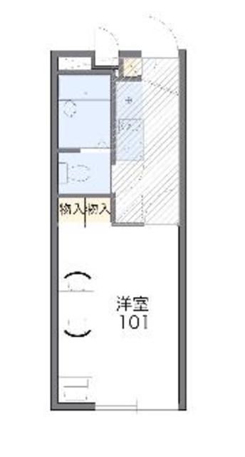 レオパレスコート　アベIの間取り