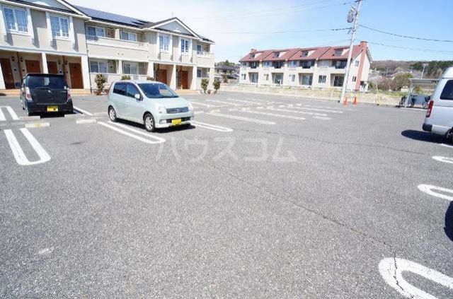 【さくら市喜連川のアパートの駐車場】