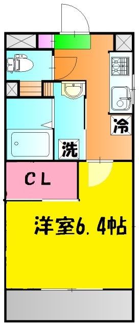 葛飾区堀切のマンションの間取り