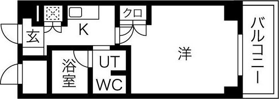 【吹田市出口町のマンションの間取り】