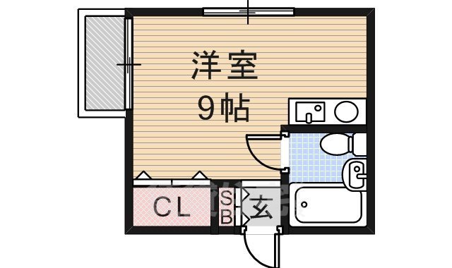 茨木市沢良宜浜のマンションの間取り