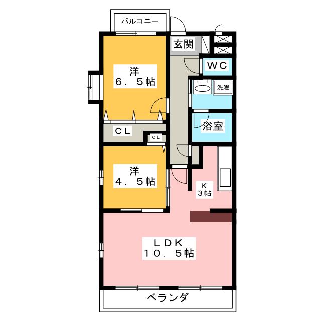 クリスタルスクエアの間取り