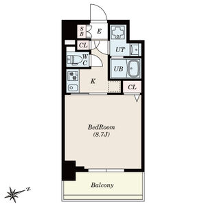 【S-RESIDENCE四日市安島aloggioの間取り】