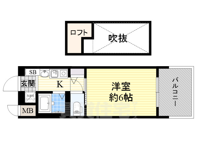 エステムコート大阪・中之島南の間取り