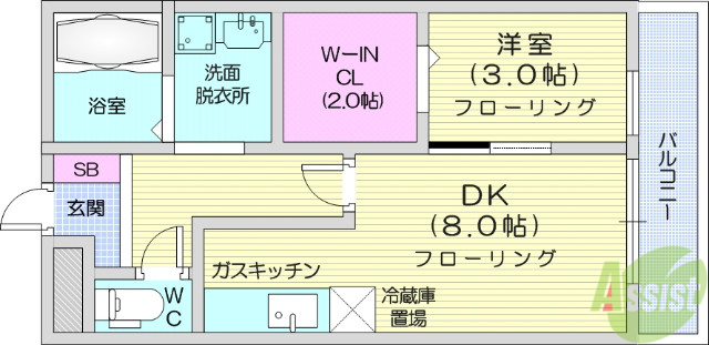 カナディアンコート平成の間取り