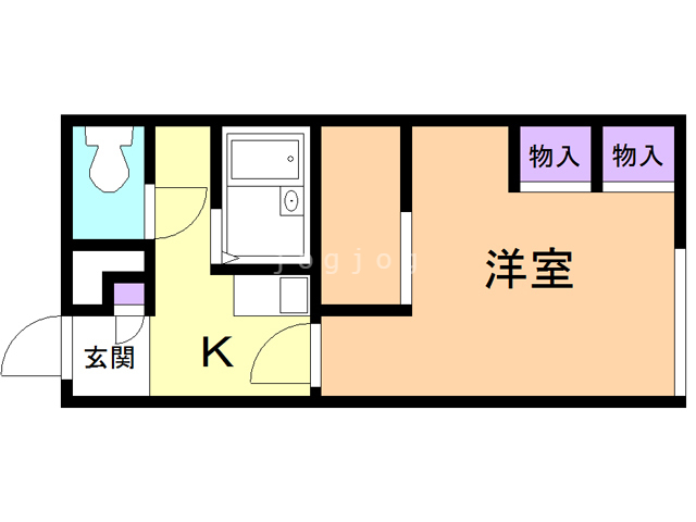 レオパレス日新町の間取り