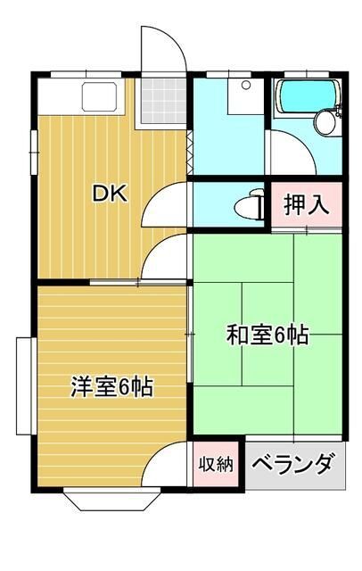 エクセレント広瀬の間取り