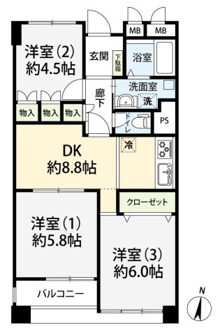 セントラルプラザの間取り