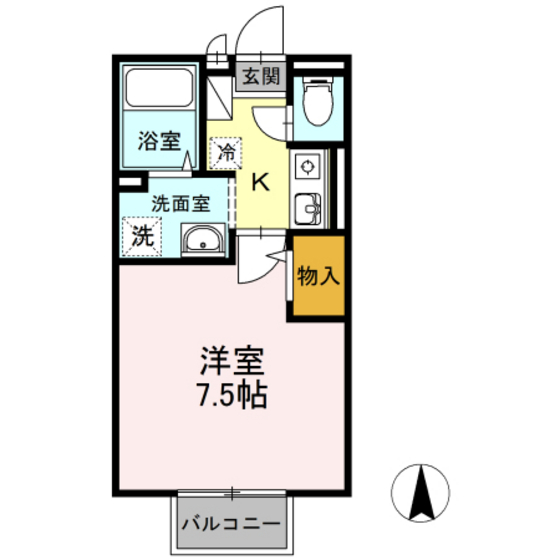 サンシャインパレス　Ｃ棟の間取り