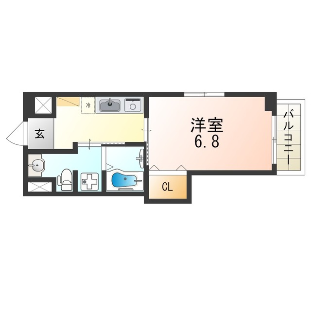 ヴィーブル駒川IIの間取り