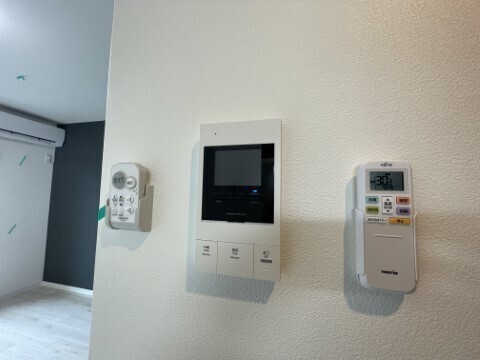 セキュリティ　オートロック付きモニターホン。