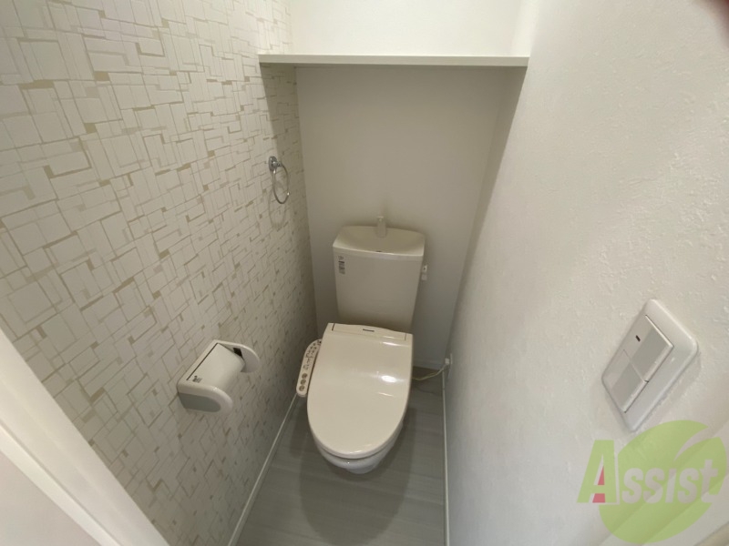 トイレ　トイレも広さ十分で、ゆったりできそうですね