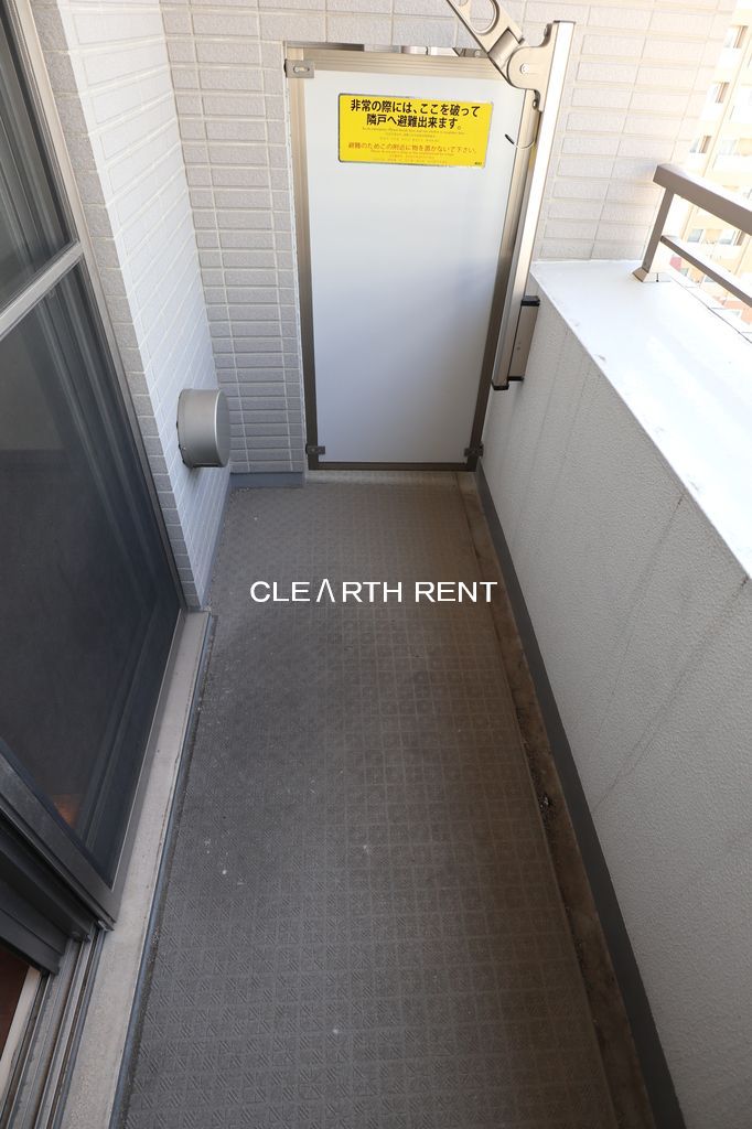 バルコニー　同タイプ別住戸写真となります。現況と異なる場合がございます。