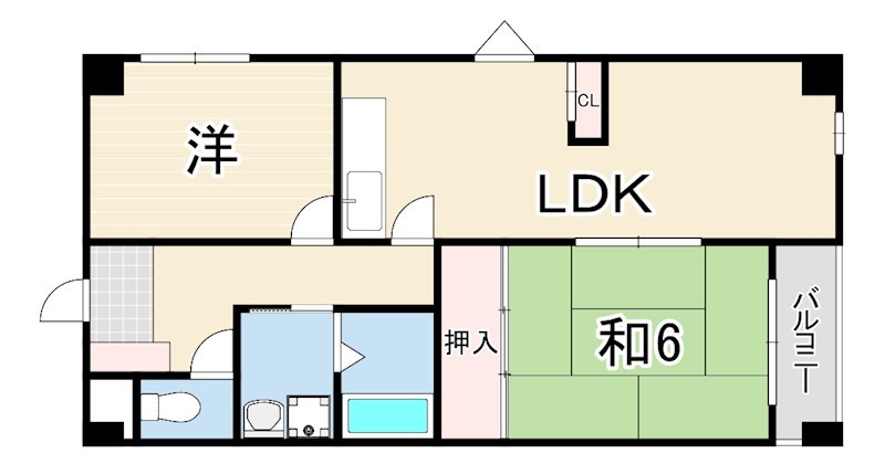 AXISクオーターバレル木津山の間取り写真