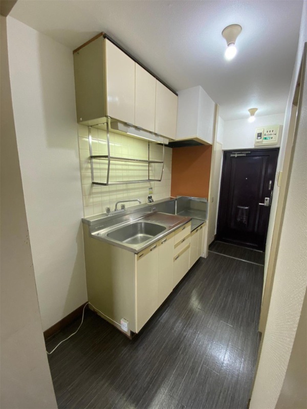 キッチン　調理スペースも広々、料理もはかどりますね