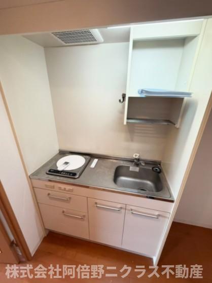 キッチン　内装は別部屋の参考写真です。