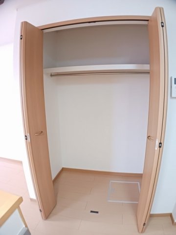 収納　たっぷりとした収納スペースです