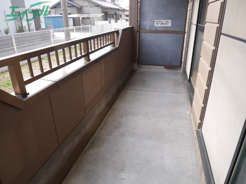 バルコニー　別部屋参考写真です。