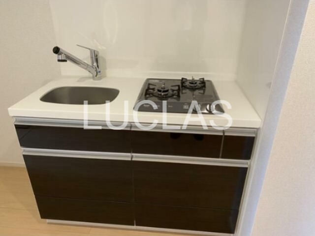 キッチン　2口コンロで使いやすいシステムキッチン♪