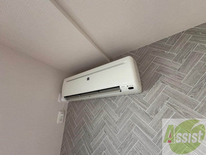 その他設備　エアコンが設置してありますので、寒暖対策もばっちり。