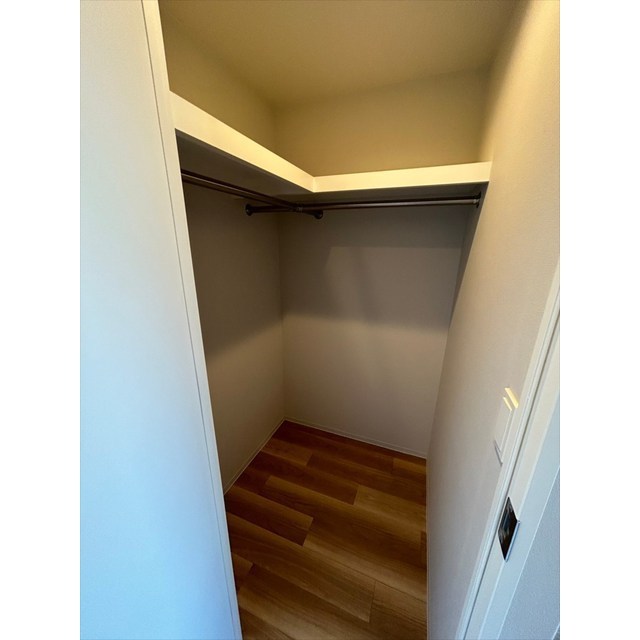 収納　たっぷりとした収納スペースです