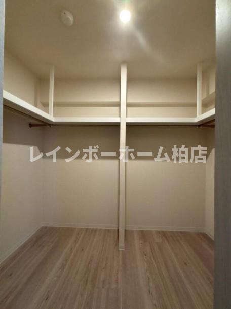 収納　大きなスペースがあり、収納には困りません