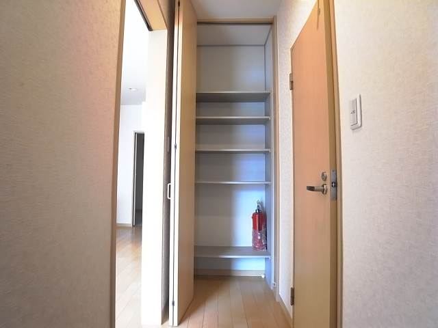 収納　収納もたっぷりで嬉しいですね。