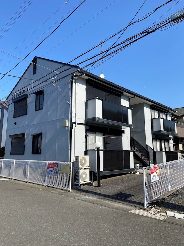 建物外観　２階建て４世帯アパート