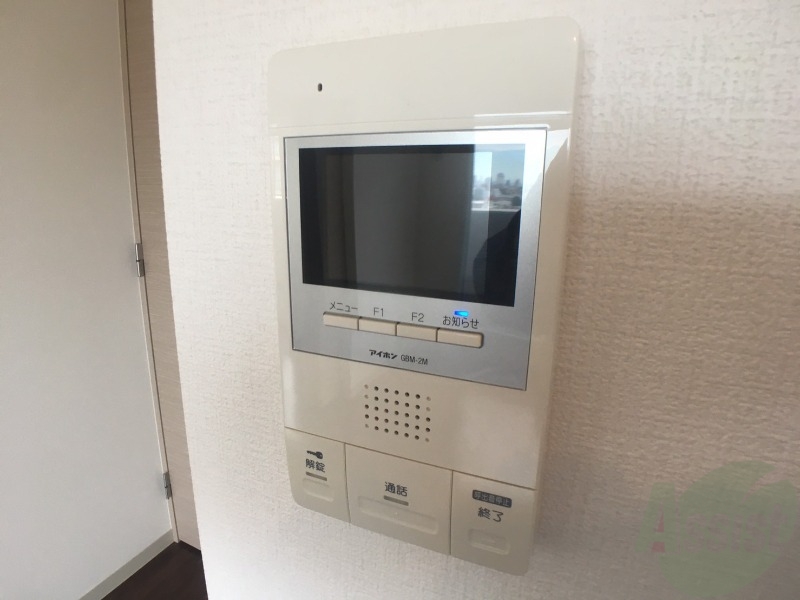 セキュリティ　インターホンで来客確認ができます。安心ですね。